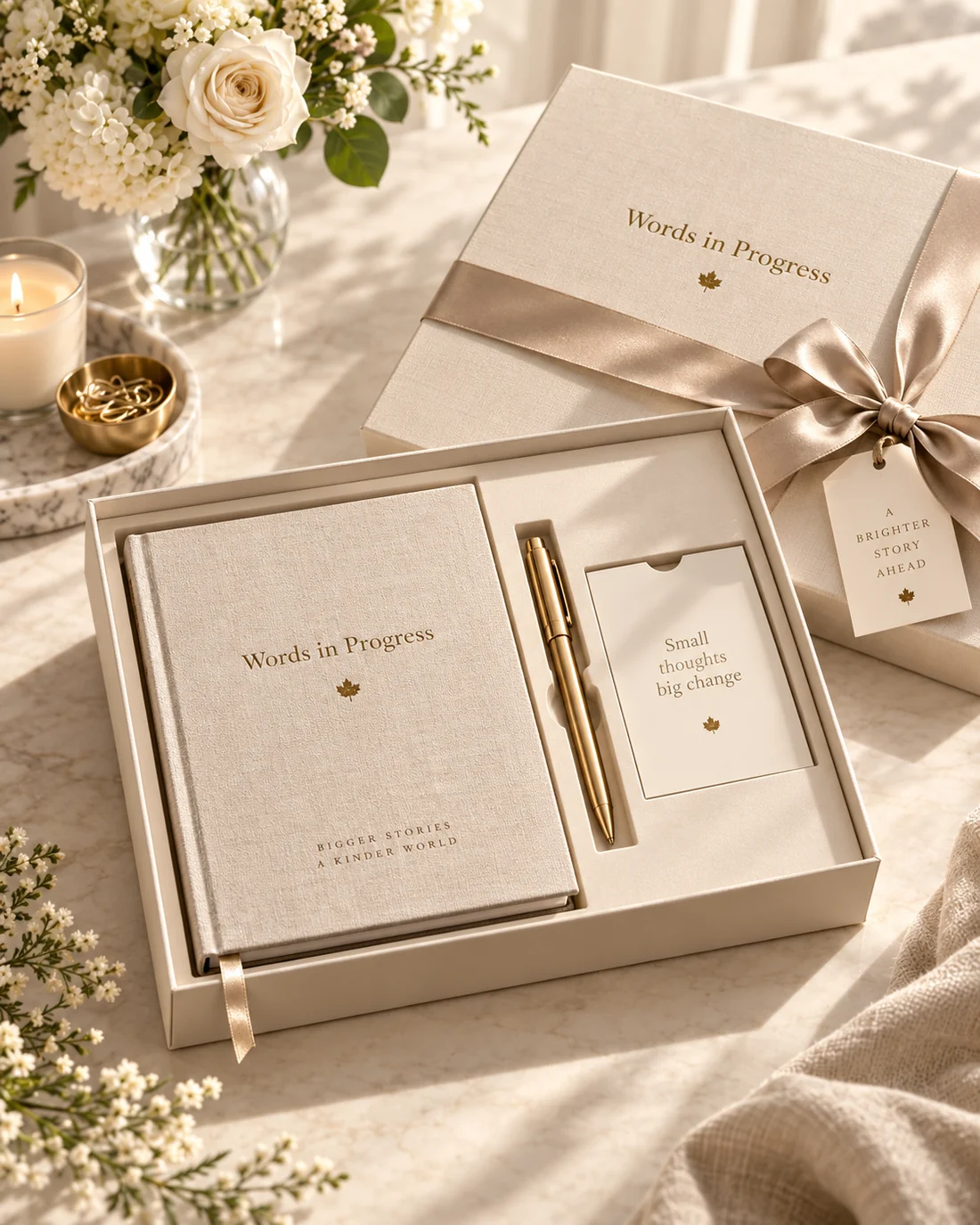 The Next Chapter Gift Set — AI-generated product concept
